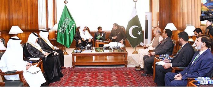 Speaker National Assembly Raja Pervez Ashraf In A Meeting With Saudi