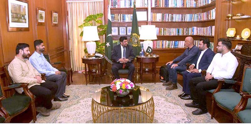 Governor Sindh Kamran Khan Tessori Meets Delegation Of French Ngo