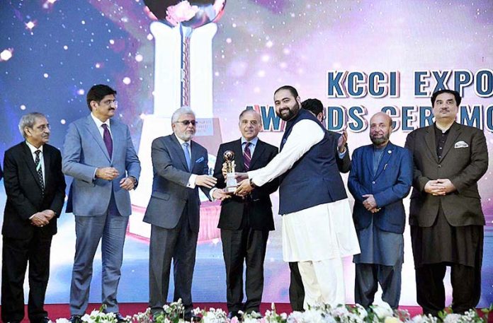 Prime Minister Muhammad Shehbaz Sharif Presenting Awards To Highest