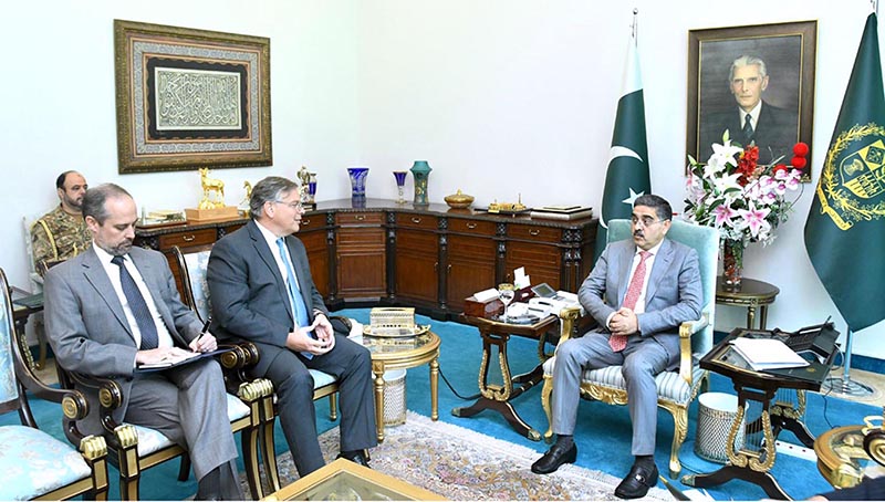 U S Ambassador To Pakistan Mr Donald Blome Calls On The Caretaker