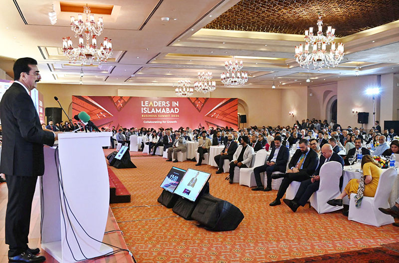 Chairman Senate Syed Yusuf Raza Gilani Addressing During Leaders In