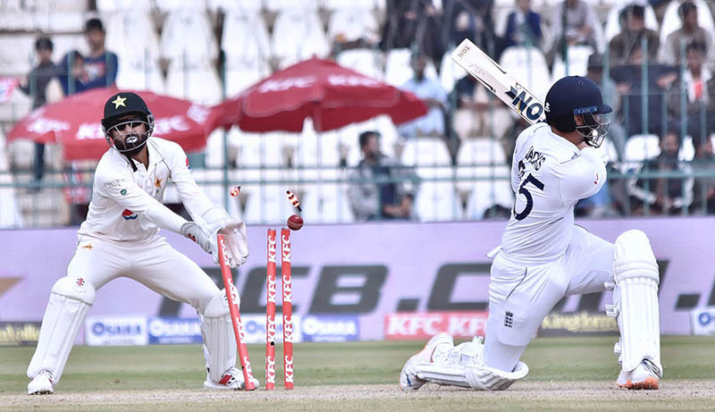 A View Of The Second Day Of 2nd Test Match Played Between Pakistan And ...