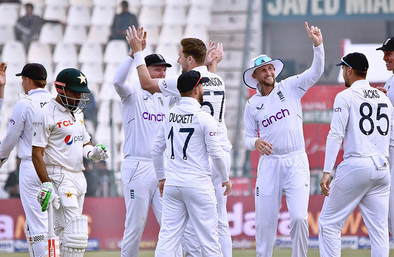 A view of the second day of 2nd test match played between Pakistan and ...