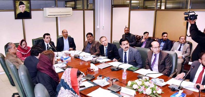 The meeting of National Assembly Standing Committee on Privatisation was held under the Chairmanship of MNA Mustafa Mahmud. Federal Minister for Privatisation, Mr. Abid Hussain Bhayo was also present in the meeting