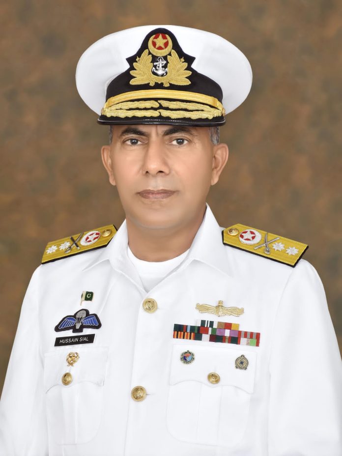 Commodore Muhammad Hussain Sial promoted to rank of Rear Admiral