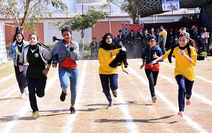 Students participating in different games during Annual Sports Day 2023 ...