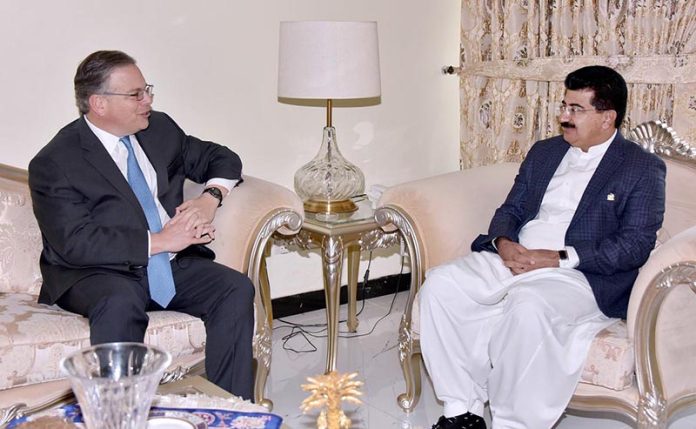 Chairman Senate, Muhammad Sadiq Sanjrani Exchanging Views With ...