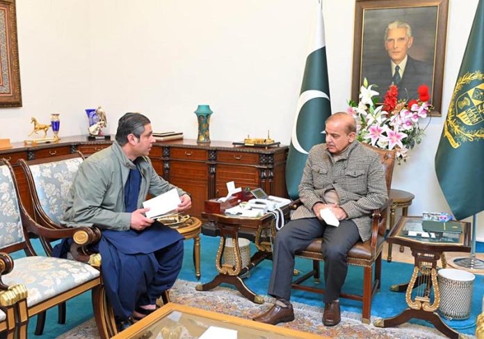 Federal Minister for Inter- Provincial Coordination, Mr. Ehsaan ur Rehman Mazari calls on Prime Minister Muhammad Shehbaz Sharif