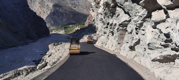 Over 83 pc progress achieved on Skardu-Jaglot Road upgradation project