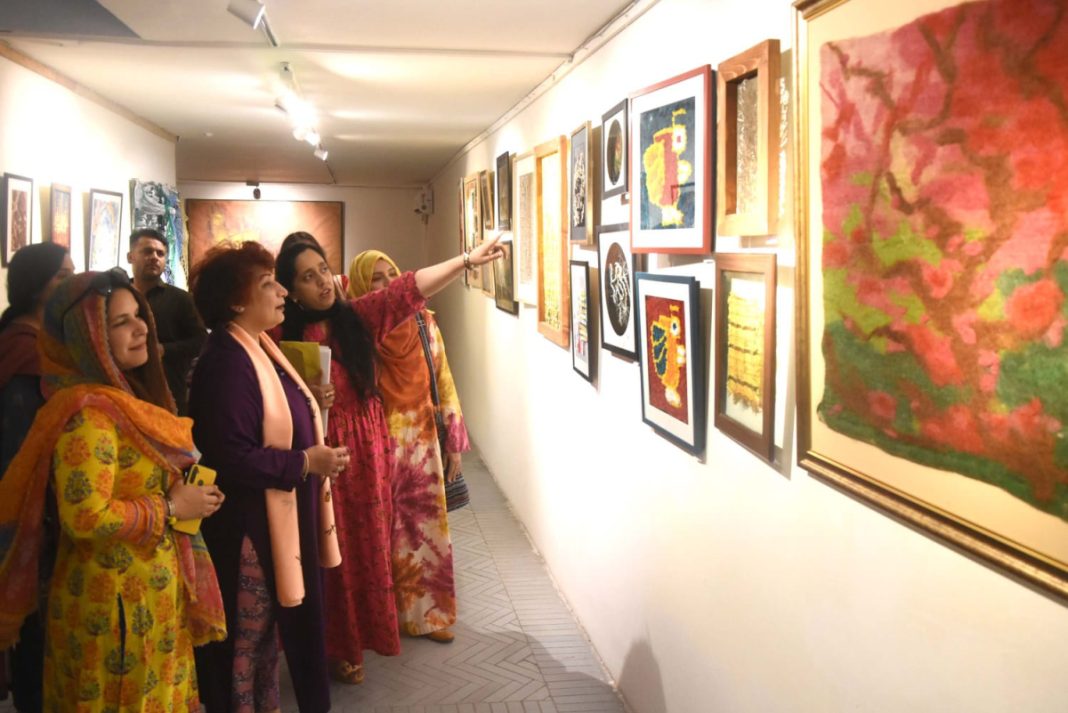 Fiber art exhibition kicks off