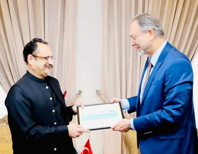 AJK PM donates Rs 480 million to Turkish earthquake victims