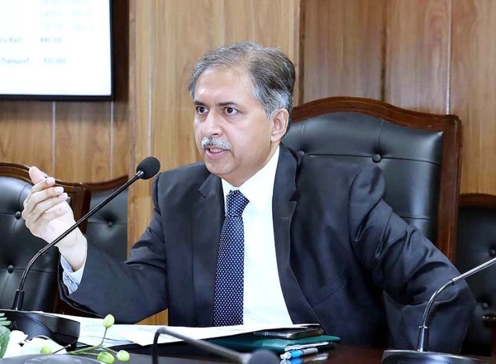 Secretary Planning Development & Special Initiatives Syed Zafar Ali Shah chairs a meeting with nutrition stakeholders to discuss the post-flood nutrition and food security concerns in Pakistan