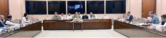 Syed Hussain Tariq, MNA Convener chairing the PAC Subcommittee meeting in Parliament House in Federal Capital