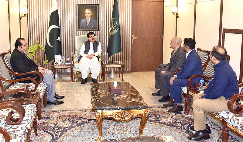 Chairman Senate, Muhammad Sadiq Sanjrani Exchanging Views With Former ...