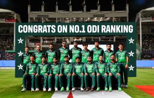 PM congratulates Pakistan cricket team on securing top slot in ICC rankings