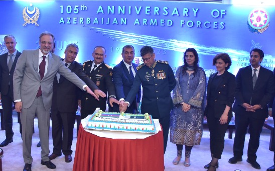 Azerbaijan Embassy Celebrates 105th Anniversary Of Azerbaijan Armed Forces 3748