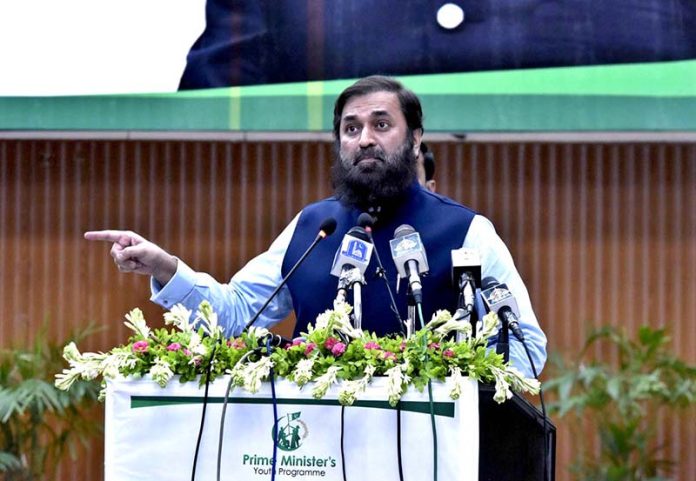 Governor Punjab Engineer Baligh-ur-Rehman addressing at the inauguration ceremony of the Prime Minister Youth Talent Hunt Sports League Program