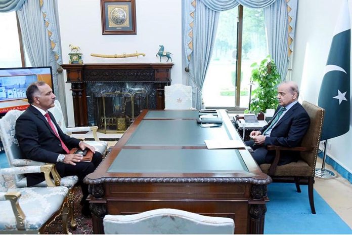 Chairman NDMA, Lt. Gen. Inam Haider Malik called on the Prime Minister Muhammad Shehbaz Sharif in Islamabad on June 13, 2023, and briefed the Prime Minister about preparations to deal with Cyclone 