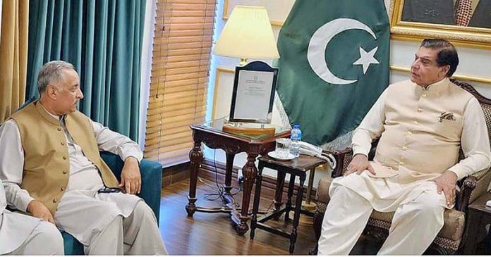 President Kissan Ittehad Council Khalid Mehmood Khokhar called on Speaker National Assembly Raja Pervez Ashraf