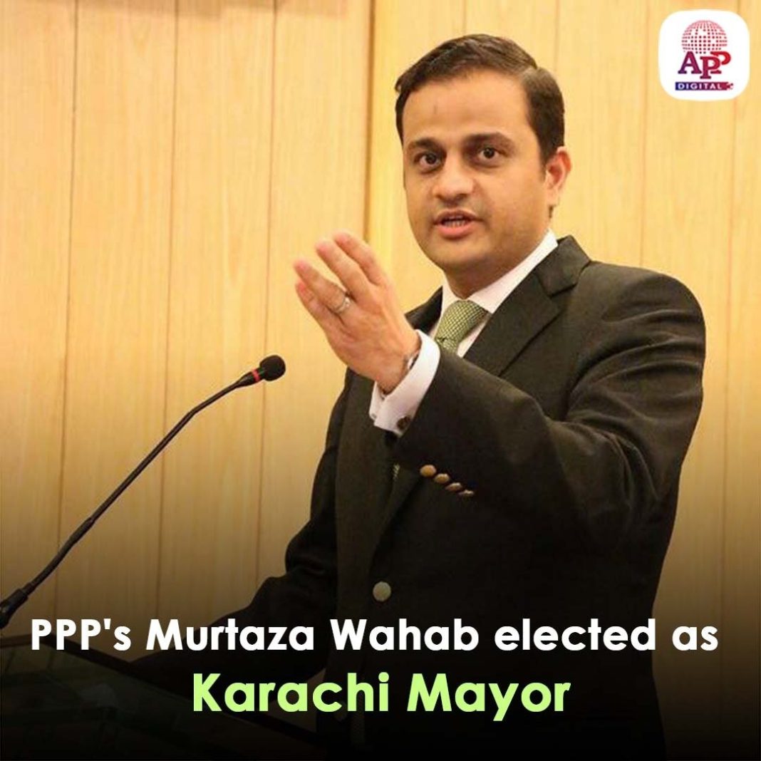 Barrister Murtaza Wahab elected Mayor of Karachi