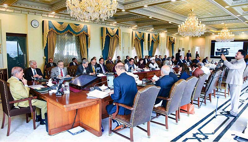 Prime Minister Muhammad Shehbaz Sharif chairs Federal Cabinet Meeting