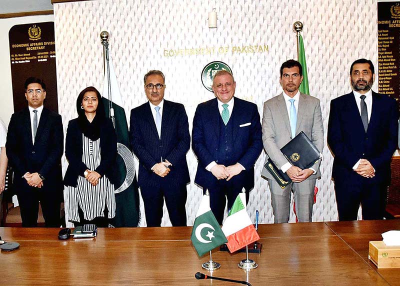 Pakistan And Italy Extend Pakistan Italian Debt Swap Agreement PIDSA   APP62 060723Islamabad 