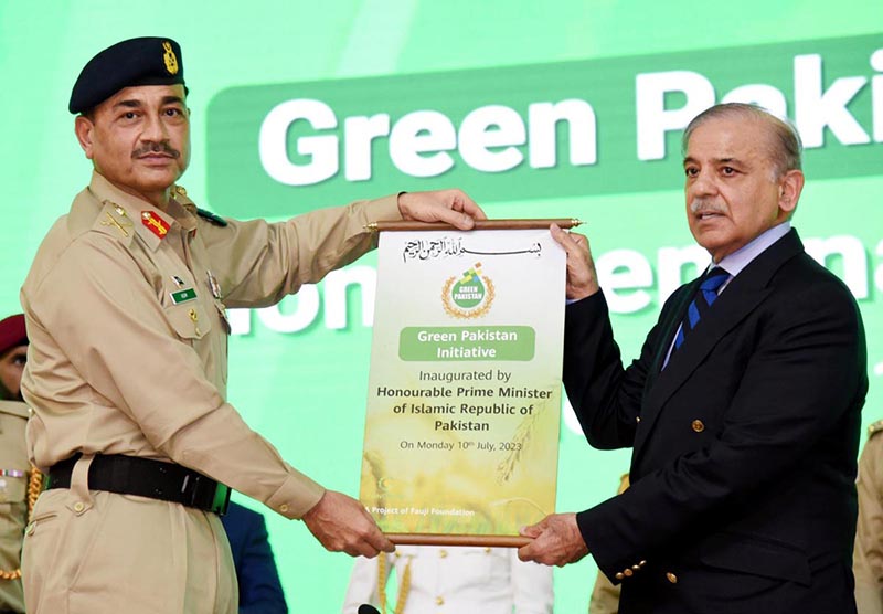 Prime Minister Muhammad Shehbaz Sharif Inaugurates Green Pakistan ...