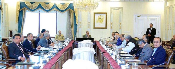 Prime Minister Muhammad Shehbaz Sharif chairs a meeting to review the progress regarding the ongoing SOE reforms