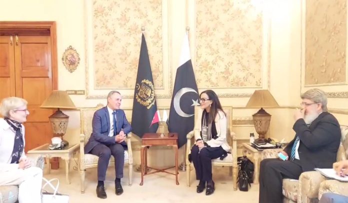 Swiss Foreign Minister calls on Sherry Rehman