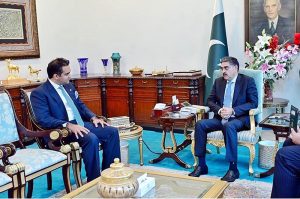 Lord Amir Sarfraz called on Caretaker Prime Minister Anwaar-ul-Haq Kakar