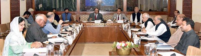 Senator Rana Maqbool Ahmad, Chairman of the Senate Standing Committee on Cabinet Secretariat, is leading a meeting of the committee at Parliament House