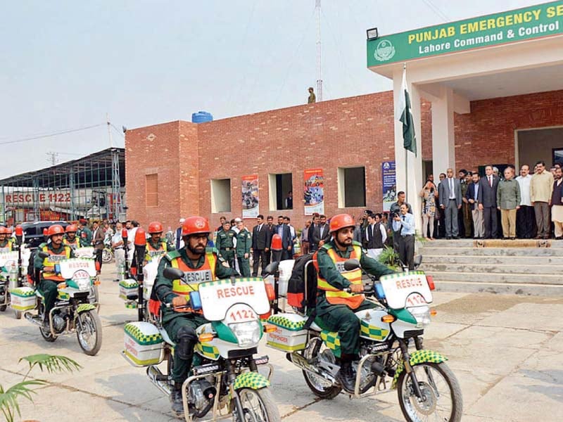 Rescue 1122 launches motorcycle ambulance service in Peshawar