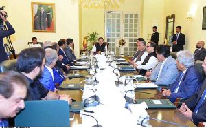 A delegation of Islamabad Chamber of Commerce called on Caretaker Prime Minister Anwaar-ul-Haq Kakar.