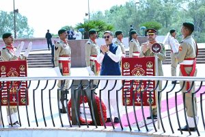 DEFENCE & MARTYRS DAY: To pay homage and tribute to the Martyrs & Ghazis of the 1965 war, Caretaker Prime Minister Anwaar-ul-Haq Kakar laying floral wreath and offering Dua at Pakistan Monument. 