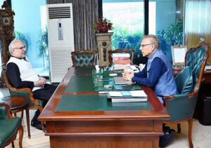 Former Senator and Federal Minister Muhammad Ali Durrani called on President Dr. Arif Alvi at Aiwan-e-Sadr