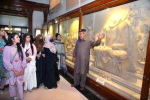 SBBWU and affiliated colleges students are visiting Taxila Museum in collaboration with the Directorate of Museum and Archaeology KP