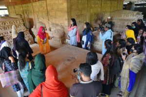 SBBWU and affiliated colleges students are visiting Taxila Museum in collaboration with the Directorate of Museum and Archaeology KP