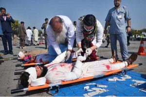 Pakistan Civil Aviation Authority along with different agencies including Pakistan Army, Pakistan Air Force, City District Government, Health Services and PIA, Ambulances of various City Government Hospitals, Rescue 1122 and CAA Medical/Fire Services successfully conducted full scale Airport Emergency Exercise at Bacha Khan International Airport