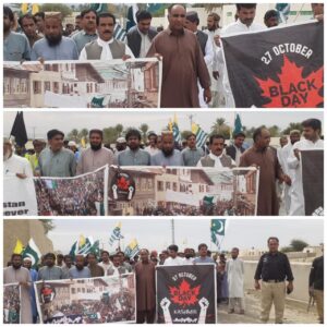 Thousands participate in dozens of Kashmir Black Day events across Balochistan