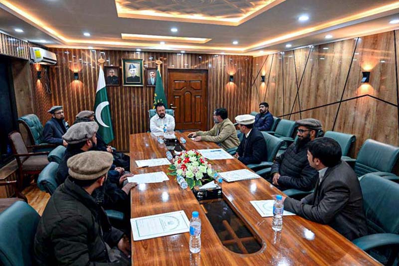 Chief Minister Gilgit-Baltistan Haji Gulber Khan In A Meeting With ...