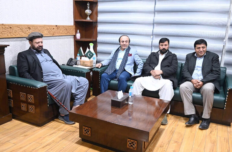 Chief Minister Gilgit-Baltistan Haji Gulbar Khan In A Meeting With ...