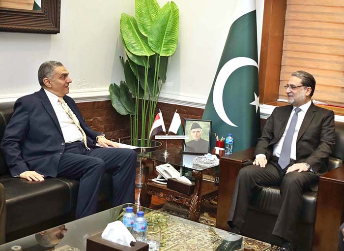 Ambassador of Egypt H.E. Dr. Ihab Abdel Hamid Hasan called on Minister ...