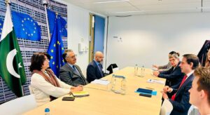 FM Jilani meets EU Commissioner for Climate Action