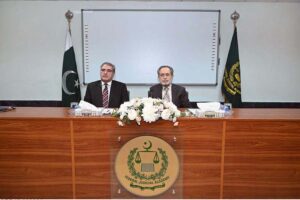 District Judiciary Judges in a group photo with Hon'ble Mr.Justice Jamal Khan Mandokhail at the Federal Judicial Academy