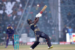 Peshawar Zalmi Batter, Dan Musley Playing Shot During The Pakistan ...