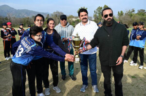 Players in action during T20 Cricket Match of Unity Cup Championship between Peshawar and Islamabad women team organized by IRR in collaboration with Malik Foundation at National Cricket Ground.