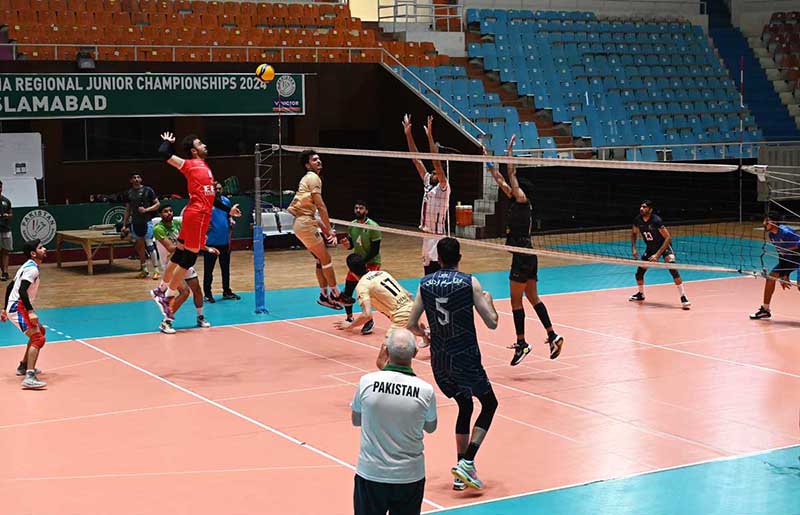 Pakistan Volleyball Federation hosts an interactive session for the upcoming National Volleyball Camp, gearing up for the Asian Volleyball Championship at Liaquat Gymnazium Sports Complex