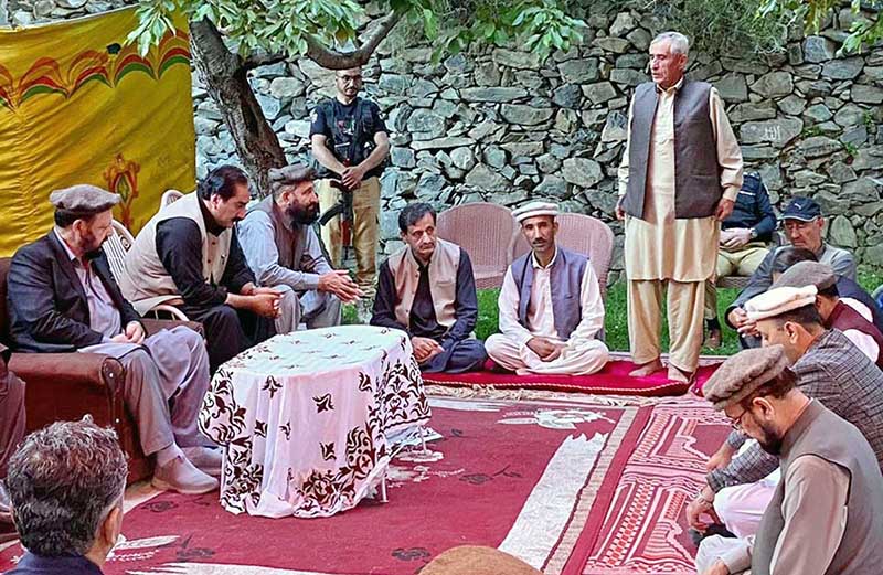 Chief Minister Gilgit-Baltistan Haji Gulbar Khan offers a heartfelt dua ...