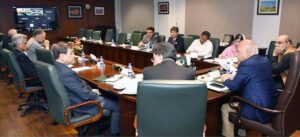 Deputy Chairman Planning Commission, Dr. Mohammed Jehanzeb Khan chaired a meeting with stakeholders to address cross-cutting issues faced by Karachi Port held at Ministry of Maritime Affairs.