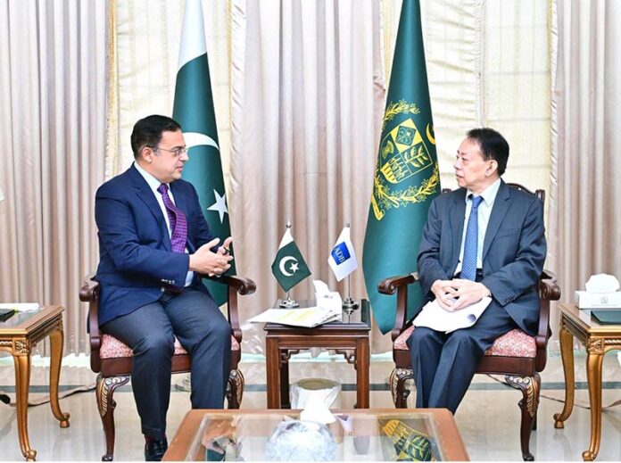 The President of Asian Development Bank Masatsugu Asakawa is in meeting with Minister for Economic Affairs Ahad Cheema in Federal Capital